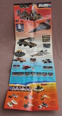 GI JOE COBRA 1987 Foldout ADVERTISING BROCHURE HASBRO Products Battle Force 2000