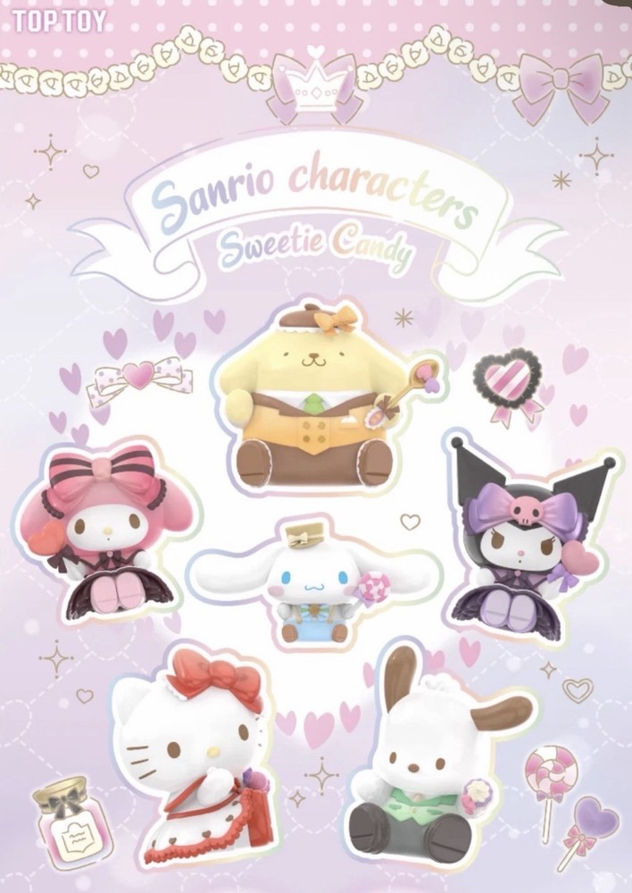 New Sealed! TOPTOY x Sanrio Characters Sweetie Candy Series One Random Blind Box