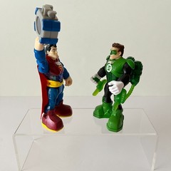 DC Comics Superman Green Lantern Talking Voice Hero World Fisher-Price TESTED