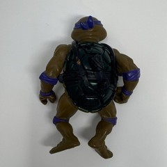 Vintage 1988 TMNT Donatello Playmates Figure Complete Weapons 7 Accessories