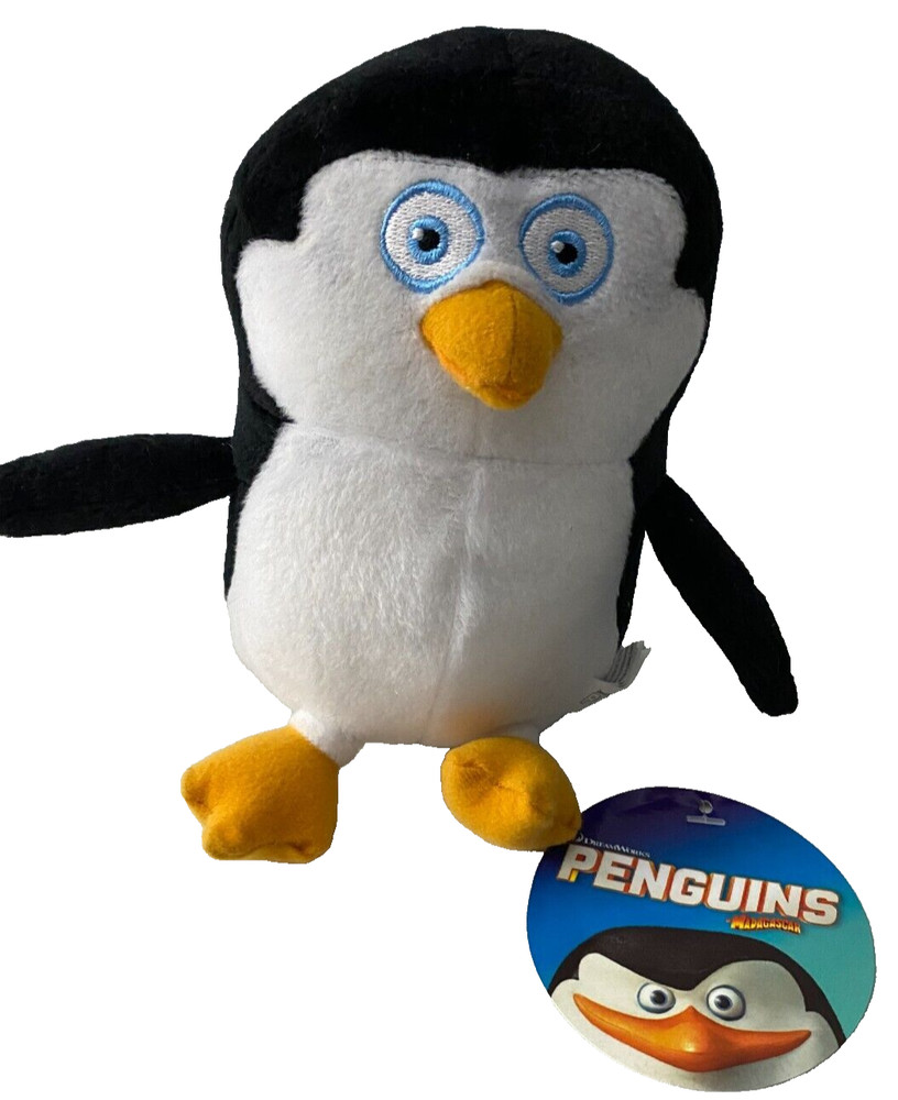 Penguins of Madagascar Plush Toy 6.5 inches NWT Soft