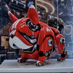 BULLDOG TOY HWJ RAMBLER BEAST RED MECHANICAL ACTION FIGURE NEW