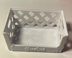Shopkins Stackable Crate Pink or White ‘YOU CHOOSE’ Pick from 3 Styles/Colors