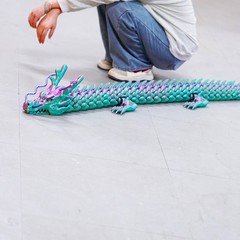 79inch 3D Printed dragon Model,Articulated Animals figure,Toys Home Decor