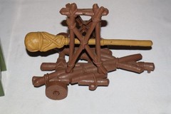 VTG 1975 Planet of the Apes Battering Ram 100% complete & Throne Playset Movie