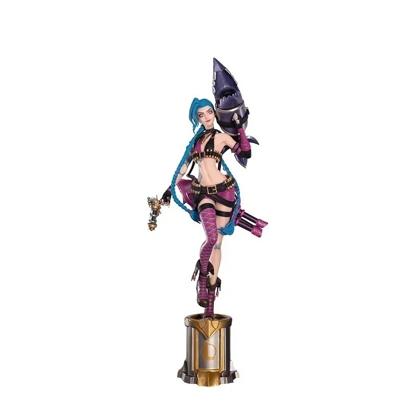 Jinx Arcane 2 League of Legends Figure | Anime Game PVC Model Collectible Statue