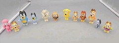 Bluey Friends And Family Poseable Action Figures Lot Of 12 Characters