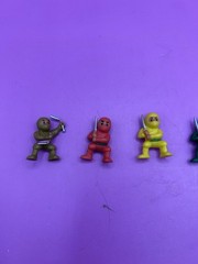 Tiny Mini Ninja Warrior Figures Lot Of 5 Toy VTG
