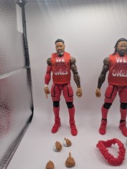 WWE Elite Jimmy and Jey Uso Series 106 Wrestling Action Figure: Bloodline Gear