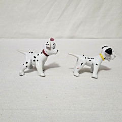 Just Toys Bend-Ems 101 Dalmatians lot of 6 bendy toys (with marks/wear)