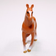 Horse Animal Toy Light Brown Mare PVC Action Figure 3.5″ Unbranded
