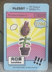 My Friend Pink Rabbit Inspired Cartoon Novelty Figure Mini Toy Lot SET OF 6