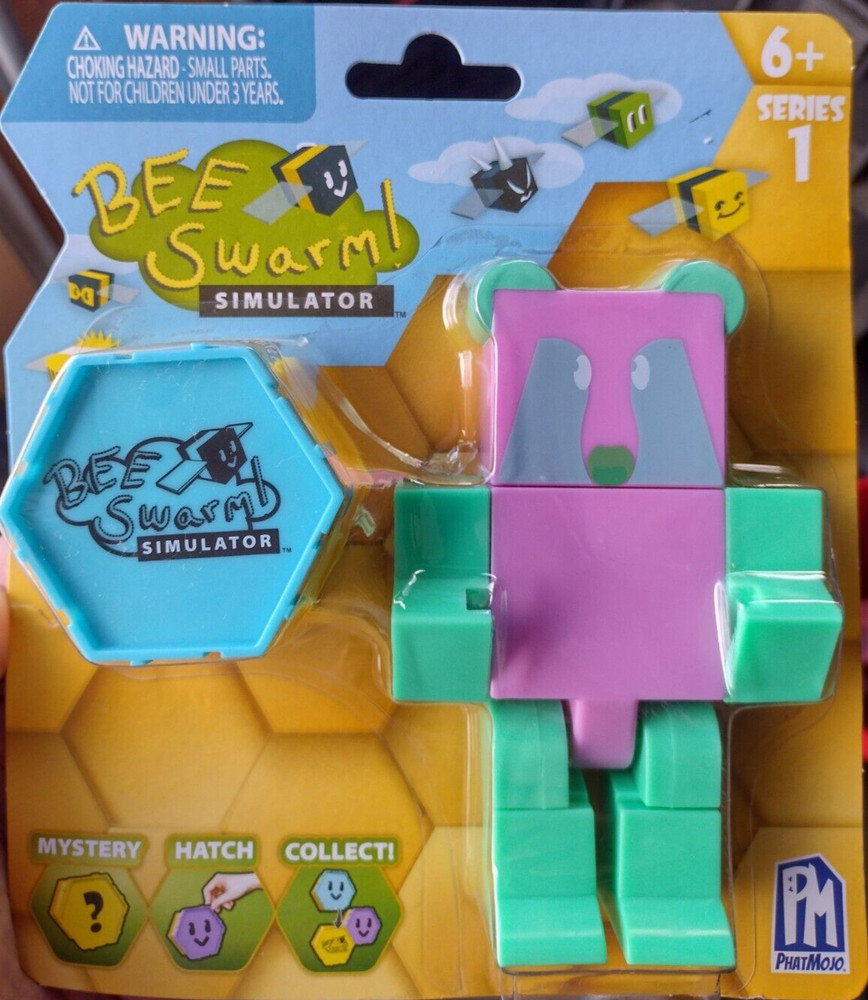 Bee Swarm Simulator w/ Figure & Mystery Bee AF9204 — New Sealed — 2022 PhatMojo