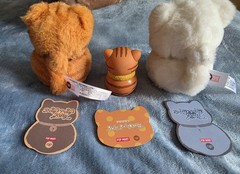POP MART Pucky Roly-Poly Kitty Plush Bundle Lot 3pc – Red Tabby & Noble Cat