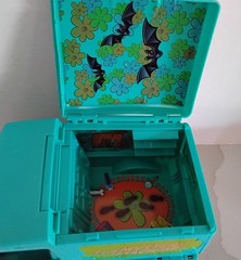 Scooby Doo 50th Anniversary Mystery Machine Van 10″ + 5 Rare Floral Design Figs.
