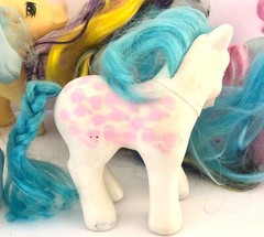 Vintage Lot Of 6 My Little Pony All Say Hong Kong Or China On Foot Hasbro 84-87