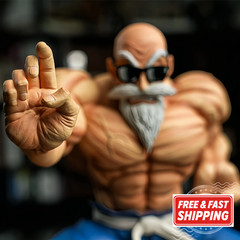 10cm Anime Figure Muscle Master Roshi Kame Sennin PVC Action Model Toy Boxed