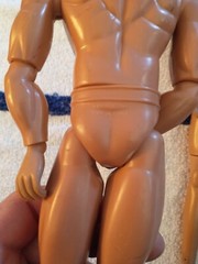 Lot of 2 Male Action Figure Body Flexible For Soldier 12″inch Doll Toy. W/ Head