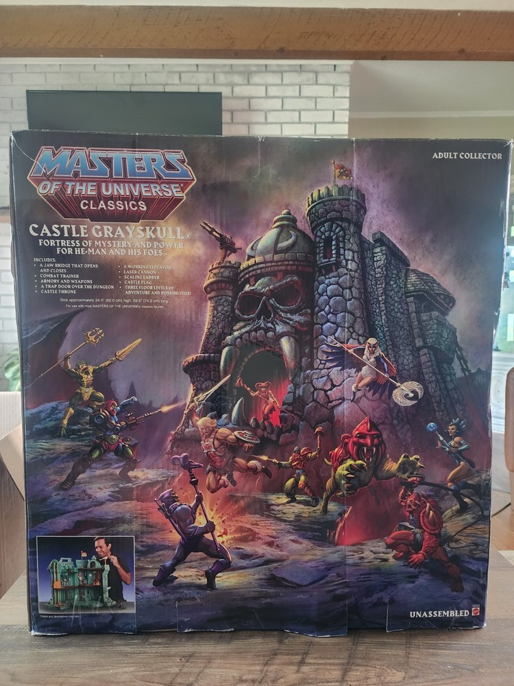 MASTERS OF THE UNIVERSE CLASSICS CASTLE GRAYSKULL MATTEL 2013 Box Only