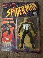 1994 Toybiz Vintage Spider-Man Animated Series Jaw Chompin Venom Action Figure