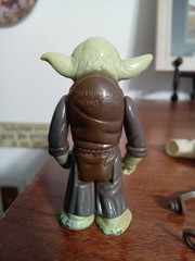 Vintage Kenner Star Wars 1980 Yoda Figure Complete w/ Orange Snake HK *PLS READ*
