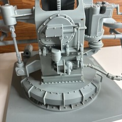 Custom WWII US Navy BOFORS 40MM A/A Gun; US Navy 1/6 +2 custom figs/oufit