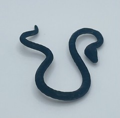 Vintage Kenner Star Wars Yoda Replacement Snake 1980 Repro Part Orange Brown