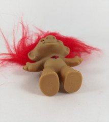 Ace Novelty Treasure Troll Doll Figure Red Hair Red Wishstone Vintage