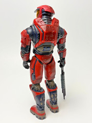 Joyride Studios Halo Combat Evolved Red Spartan 8″ Action Figure 2004 CE #3