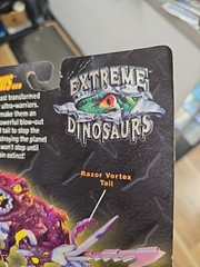 Vintage 1997 Extreme Dinosaurs Evil Haxx Rare Velociraptor sealed