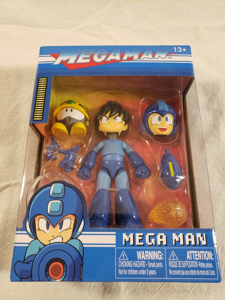 Jada Toys Deluxe Mega Man action figure with Met NEW WAVE 3 series