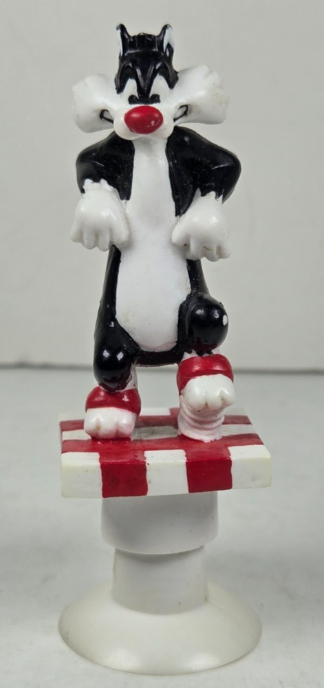 Looney Tunes Sylvester the Cat 3.5″ Suction Cup Toy Figure Warner Brothers 1992