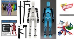 Pre-Assembled Titan 13 Action Figure – Soozafone’s Unique Glow-in-the-Dark Toy