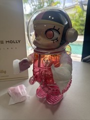 Authentic Popmart Mega Collection 400% Space Molly Soft Drink Series – Pink Lady