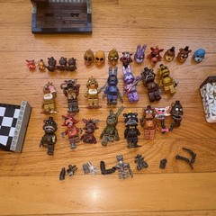 McFarlane RARE Five Nights at Freddy’s Set Lot w/ Heads, Parts & Accessories