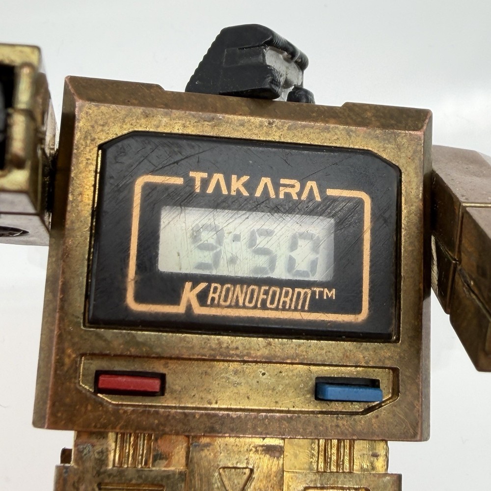 1983 Takara Kronoform WORKING Robot Watch Microman Transformer No Band