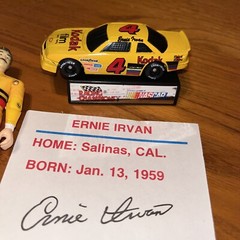 VTG 1991 Racing Champions NASCAR Superstars Ernie Irvan Figure Plus Car Set