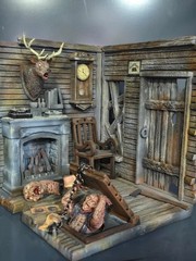 Custom DIORAMA 1:10 Scale ASH vs EVIL DEAD “CABIN” – Ideal for 7″ Action Figures