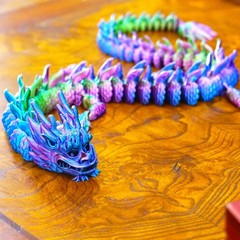 26.77inch 3D Printed Dragon Model,Articulated Animals figure,Toys Home Decor