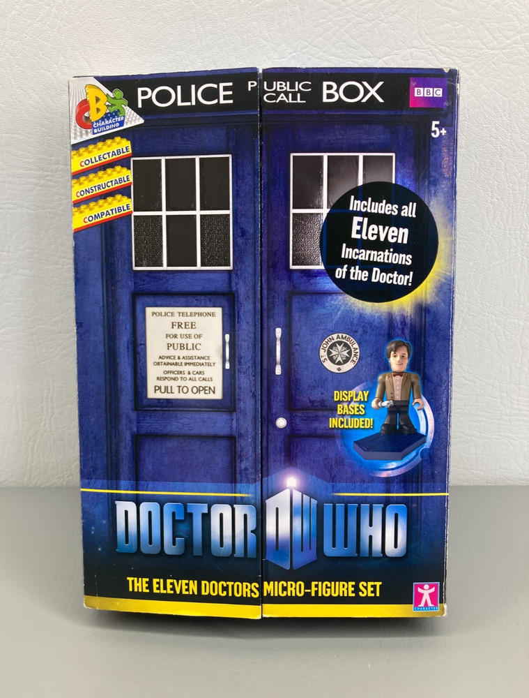 New Doctor Who The Eleven Doctors Micro Figure Set by Character Building BBC