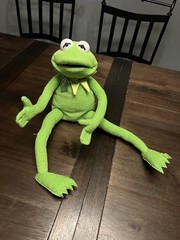 Vintage 1999 Magic Talking Kermit The Frog Sesame Street 30th Anniversary Talks