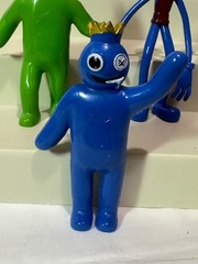 5 Pcs Rainbow Friends Action Mini Figures Toy Game Character Doll Blue Monster