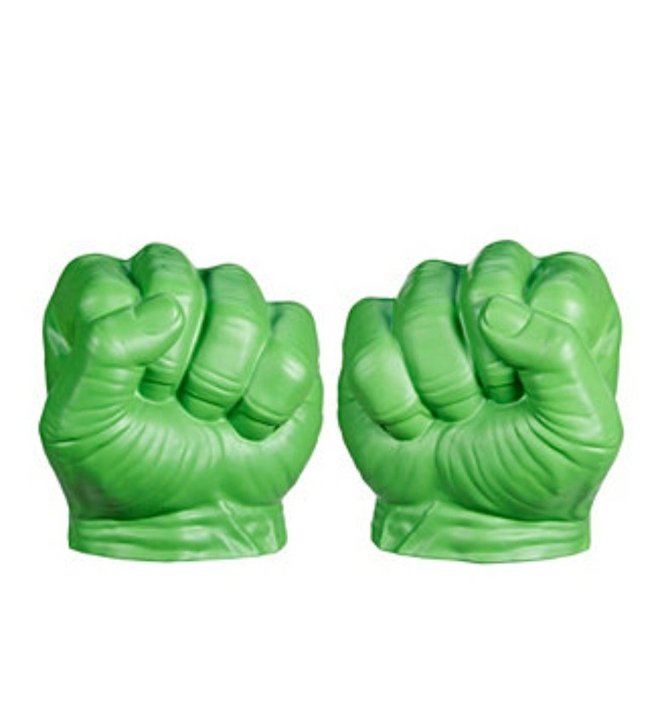 Marvel Avengers Hulk Gamma Smash Fists Hasbro Green Foam Roleplay Hands Costume