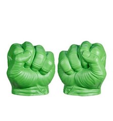 Marvel Avengers Hulk Gamma Smash Fists Hasbro Green Foam Roleplay Hands Costume