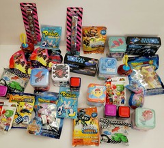 Toy Lot(12) Blind Bags,Tins, Random Rick & Morty-Marvel-Trolls- etc NEW.. Look!