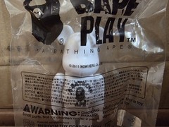 Medicom Toy Be@rbrick Bape 2011 NOVELTY (WHITE) 100% Bearbrick US Seller RARE