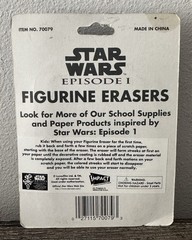 Lot of 5 STAR WARS Episode 1 Figurine Eraser Darth Maul R2 Anakin Sebulba NOS