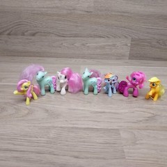 My Little Pony Hasbro Assorted Lot of 16 Various Sizes & Colors of Equine Ponies