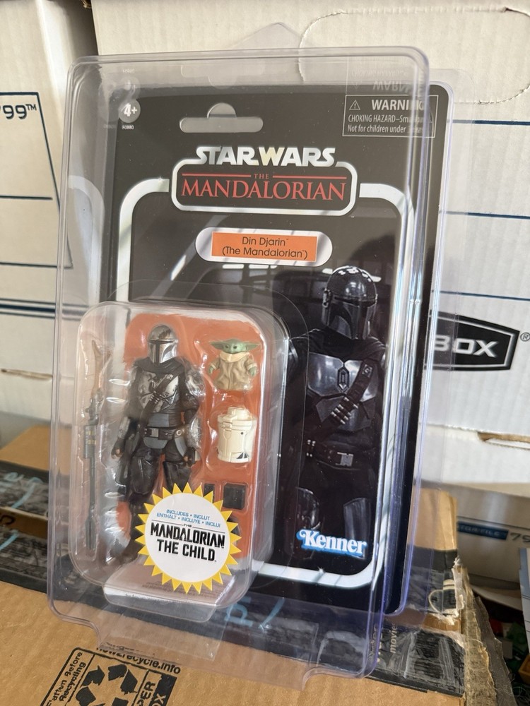 2019 Star Wars Vintage Collection VC177 Din Djarin & The Child (Deluxe)