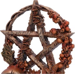 Nemesis Now Season of The Pentagram Figurine, Resin, Gold/Brown (Autumn), 16.5cm